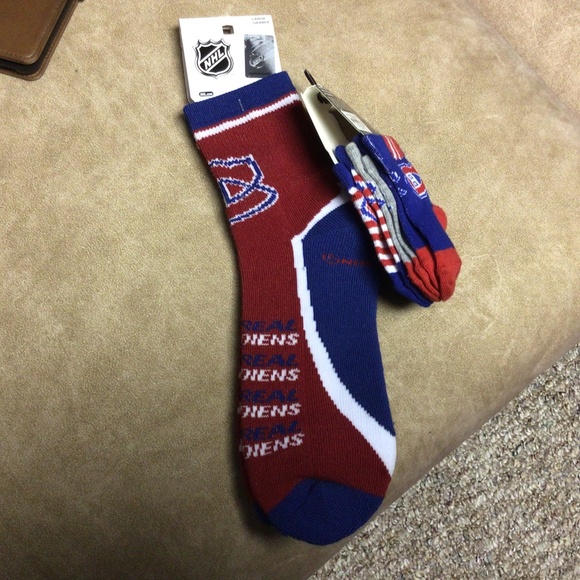 NWT NHL MONTREAL Canadiens socks - Picture 1 of 2